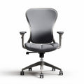 Ergonomische bureaustoel met mesh rugleuning en grijze bekleding 60 x 60 x 90cm